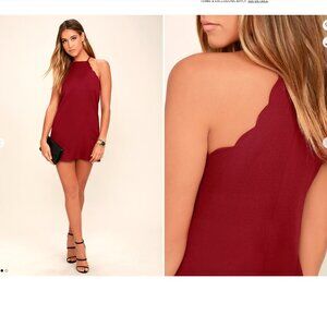 Lulus | Endlessly Endearing Wine Red Dress